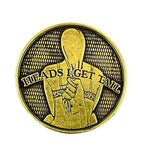 Heads I Get Tail Tails I Get Head Ci Luckly Coin, Funny Prank Gifts,Flip a Coin,Toss Coin,Funny Coin,Copper Co
