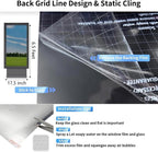 Daytime Privacy Window Film- One Way Mirror, Anti-Uv & Heat Control for Home and Óffice, Static Cling Easy Install,Uv Sun Blocking, Black,17.5 Inch X6.5 Feet