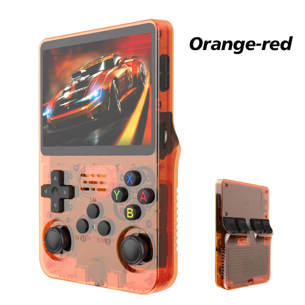 128GB R36S Retro Handheld Game Console – Linux System, 3.5" IPS Screen, 64GB Preloaded Games - Portable Pocket Player
