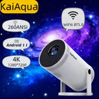 Upgrade Your Outdoor Movie Nights with the Transpeed 260 ANSI Portable Projector – Android 11, 720P 4K Ready, and Bluetooth 5.0!