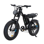 DRIFT.SLIDE 1500W Peak Power Electric Bike for Adults, 28 MPH 60 Miles Electric Moped Style Bike, 48V 20.8 Ah UL 2849 Removable Battery, 7 Speed 20" All Terrain Fat Tire Ebike (J1 Pro) Bicycle Light