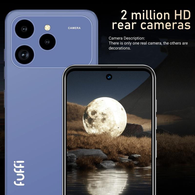 Fuffi-M17 Pro,Smartphone, 6.56 Inches, 4G Network, Dual SIM, 3+32GB ROM, Android 10.0, 3100Mah Battery, Quad Core Processor, 2+2MP Pixels, Stylish Phone