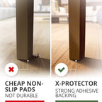 Non Slip Furniture Pads – 24 Premium Furniture Grippers 1 1/2"! Best Selfadhesive Rubber Feet Furniture Feet – Ideal Non Skid Furniture Pad Floor Protectors – Keep Furniture in Place!