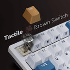 RK98 Wireless Mechanical Keyboard, Tri-Mode 2.4G/BT5.1/USB-C Hot Swappable Full Size Keyboard, RGB Backlit Gaming Keyboard, Massive Battery Software Support, Brown Switch