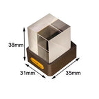 Crystal Cube Photo Display Holographic Desktop Smart Weather Station Digital Clock with GIF Animations Album