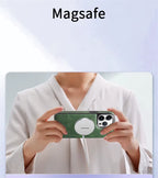 Leather Magnetic Card Slot Phone Case for Iphone 16 15 14 12 13 11 Pro Max 16 plus High End Luxury Business Leather Phone Cover