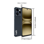 Fuffi-M17 Pro,Smartphone, 6.56 Inches, 4G Network, Dual SIM, 3+32GB ROM, Android 10.0, 3100Mah Battery, Quad Core Processor, 2+2MP Pixels, Stylish Phone