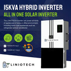 15KVA All-In-One Hybrid Solar Inverter - 15000-Watt PV Input & 10000-Watt AC Output for Ultimate Energy Efficiency