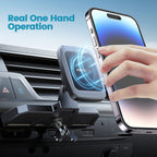 Universal Magnetic CD Phone Holder - Anti-Shake Car Mount for Safe Driving