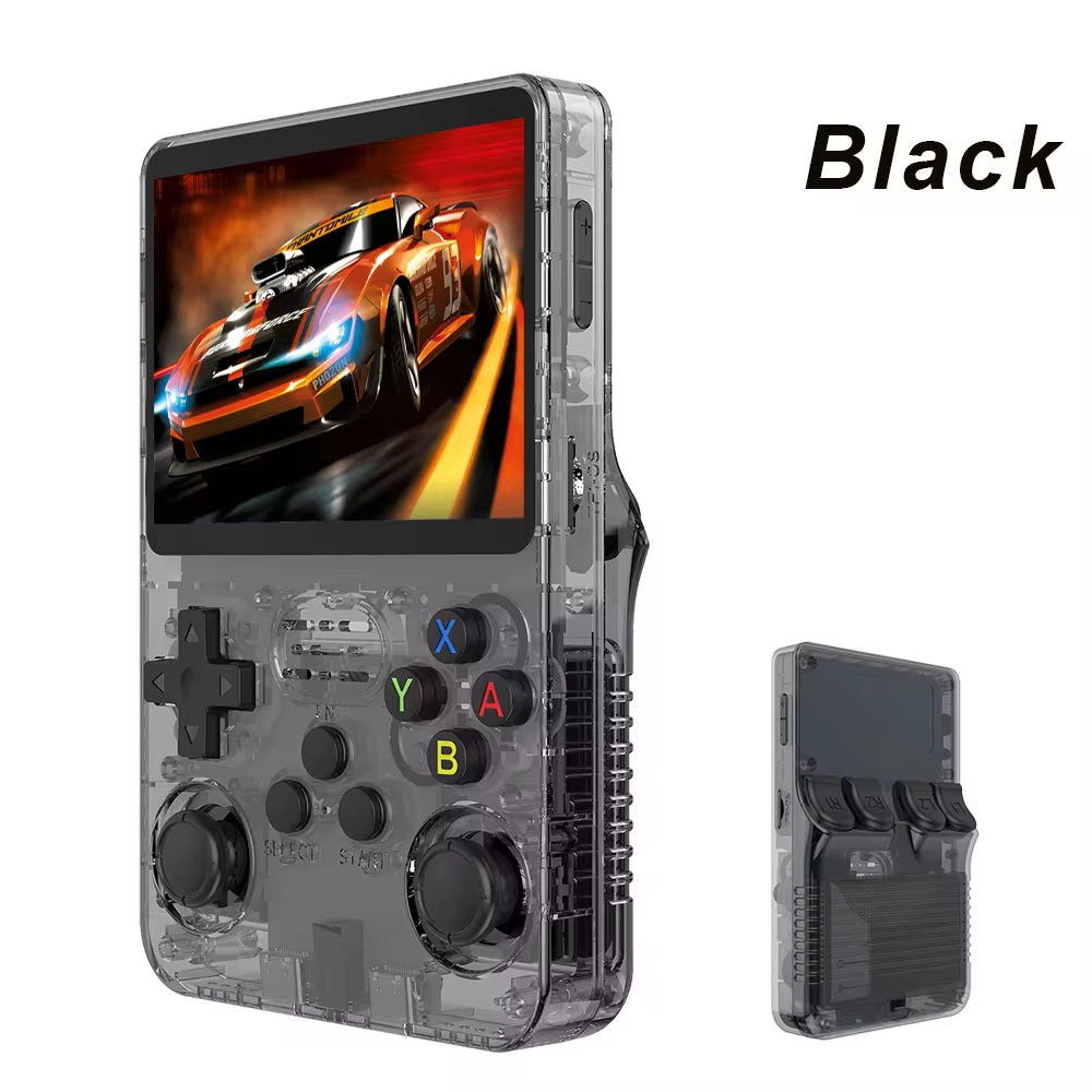 128GB R36S Retro Handheld Game Console – Linux System, 3.5" IPS Screen, 64GB Preloaded Games - Portable Pocket Player