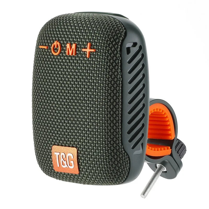 Portable Waterproof Bluetooth Speaker for Bicycles - Rechargeable Handlebar Sound Box