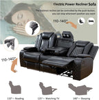 Breathable Leather Power Electric Recliner Chair