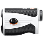 Golf Rangefinder with Slope, 1200 Yards, 7X Magnification, Rechargeable, Flag Lock Vibration, Glow-In-The-Dark, Sturdy Laser for Golfers (White)