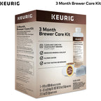 Keurig 3-Month Brewer Maintenance Kit Includes Descaling Solution, Water Filt...