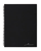 Wirebound Notebook, Business, 7 1/4In. X 9 1/2In., 160 Pages (80 Sheets), Black, ODUS1402-024