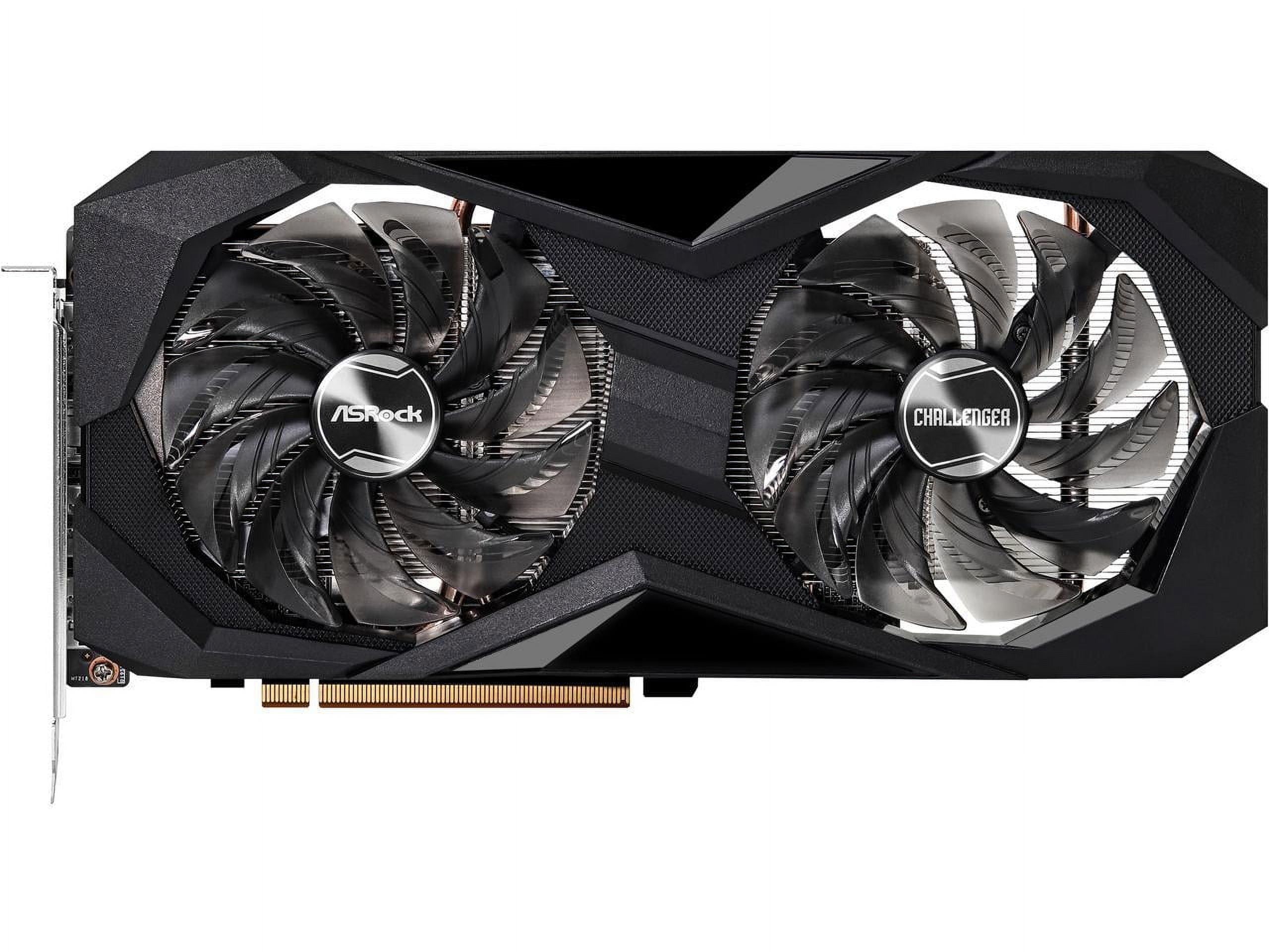 Radeon RX 6600 Challenger D 8GB GDDR6 PCI Express 4.0 Graphics Card RX6600 CLD 8G