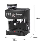 Automatic Coffee Maker Pod Cafetera Turkish 3 in One Espresso Coffee Maker with Milk Frother