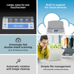 High-Speed Wireless & USB Document, Photo & Receipt Scanner with Large Touchscreen and Auto Document Feeder for Mac/PC - Ix1600