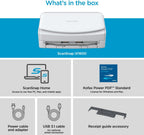 High-Speed Wireless & USB Document, Photo & Receipt Scanner with Large Touchscreen and Auto Document Feeder for Mac/PC - Ix1600