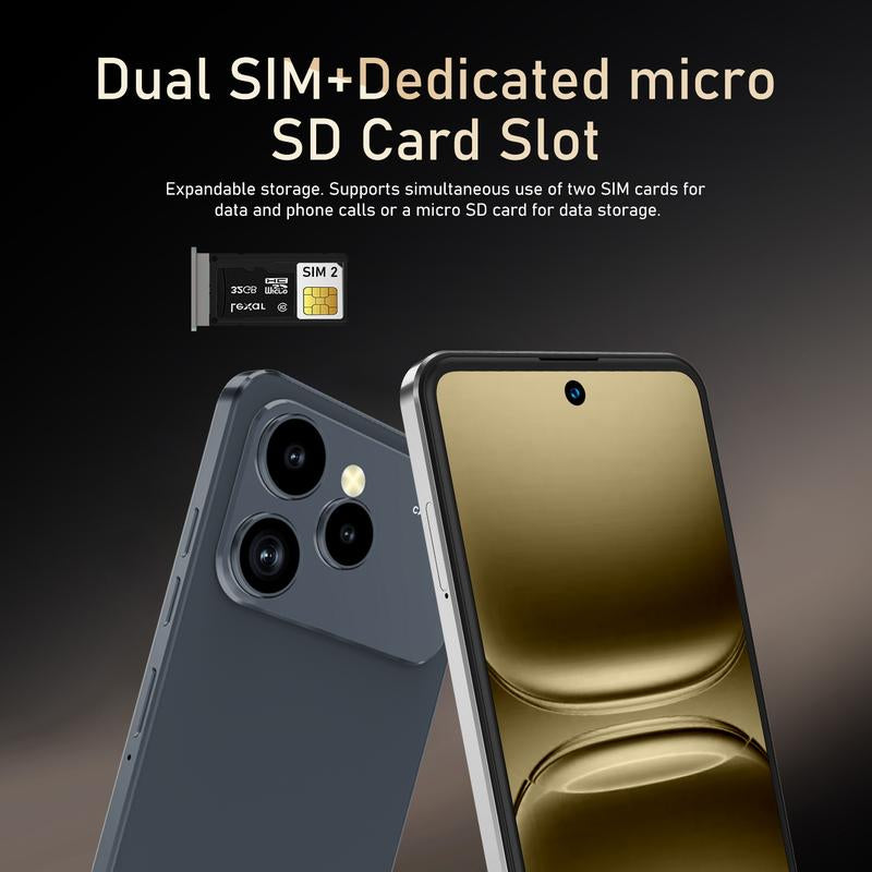 Fuffi-M17 Pro,Smartphone, 6.56 Inches, 4G Network, Dual SIM, 3+32GB ROM, Android 10.0, 3100Mah Battery, Quad Core Processor, 2+2MP Pixels, Stylish Phone