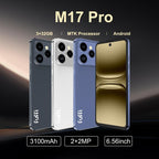 Fuffi-M17 Pro,Smartphone, 6.56 Inches, 4G Network, Dual SIM, 3+32GB ROM, Android 10.0, 3100Mah Battery, Quad Core Processor, 2+2MP Pixels, Stylish Phone