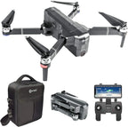 F24 PRO 4K UHD Drone, GPS, 30-Min Flight, Foldable Mini Drone, Brushless Motors, FPV, Wi-Fi, RC Quadcopter for Kids & Adults, Beginners & Enthusiasts, Carrying Case, Black