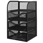 Office Desk Storage Rack Box Organizers Accessories Mesh Desktop Supplies
