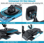 Universal Magnetic CD Phone Holder - Anti-Shake Car Mount for Safe Driving