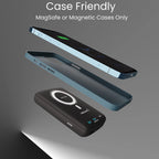 Magnetic 10000Mah Wireless Power Bank, 18W USB-C PD Portable Charger. Compatible with Iphone 14, 13, 12 Only