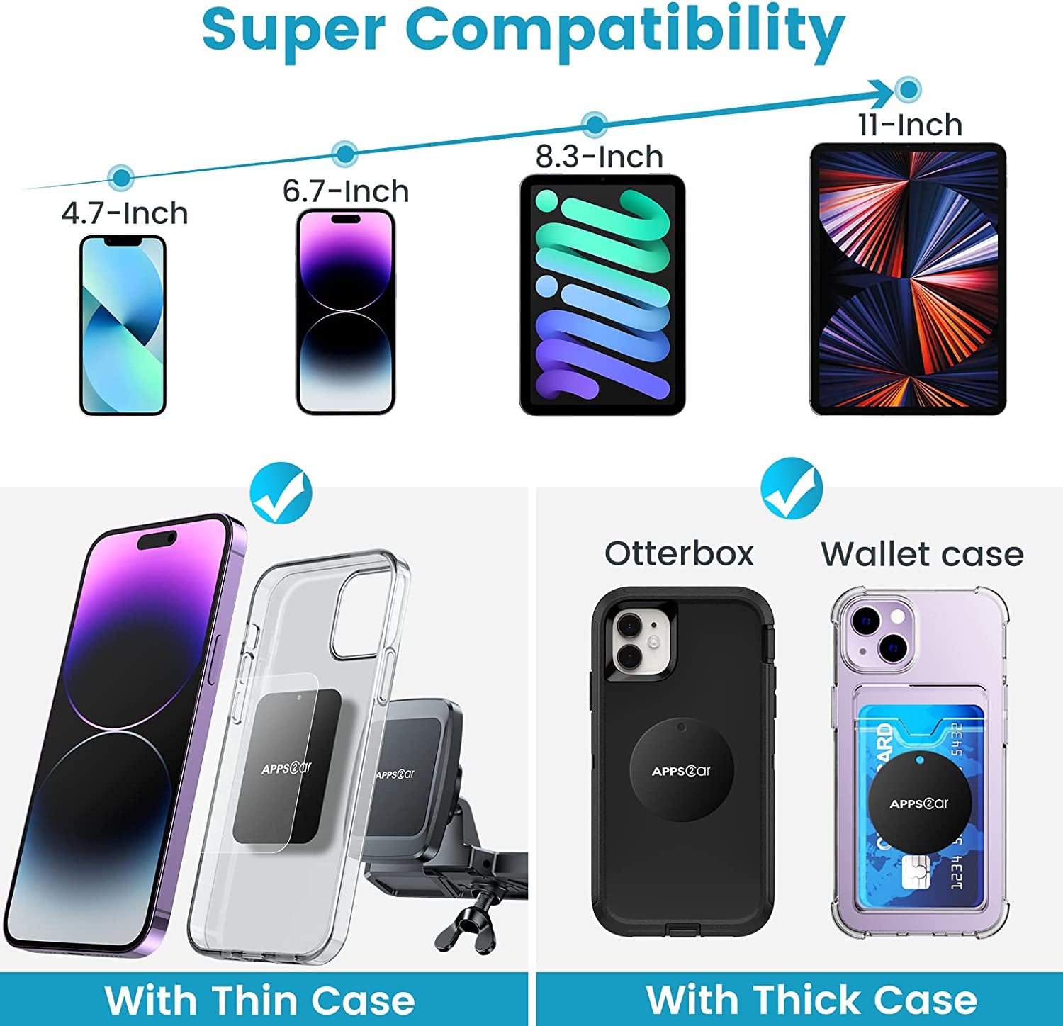 Universal Magnetic CD Phone Holder - Anti-Shake Car Mount for Safe Driving