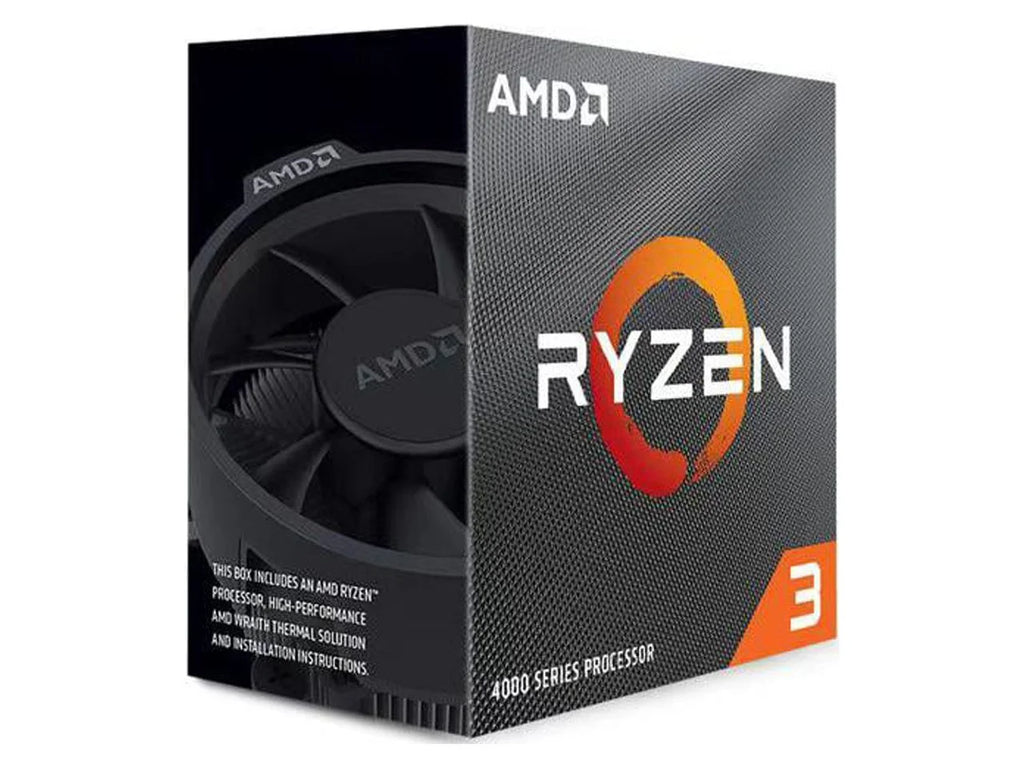 Ryzen 3 4100 3.8GHz 4-Core AM4 Processor with Wraith Stealth Cooler - Ultimate Performance for Gaming and Productivity