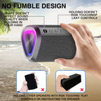 Ultimate 24H Portable Bluetooth Speaker - Wireless 5.0, Stereo Bass, 100 Ft Range & IPX7 Waterproof!