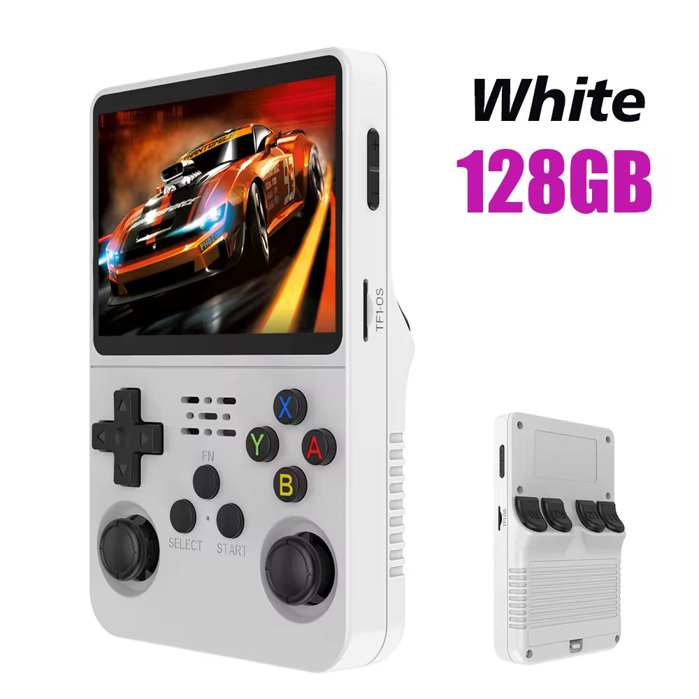 128GB R36S Retro Handheld Game Console – Linux System, 3.5" IPS Screen, 64GB Preloaded Games - Portable Pocket Player