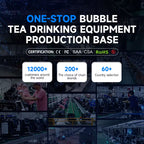 Moseener Super One-Touch Electric Espresso Coffee Maker Fully Automatic Commercial Grade for Household Use Portable US Plug For