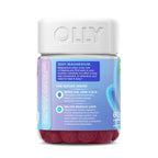 OLLY Relaxing Magnesium Chewable Supplement - 60 Gummies, Supports Muscle Relaxation, Raspberry Lavender Flavor