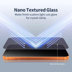 Ambison 2 Pack Matte Screen Protector for Iphone 13/14/15/16/17Air/Pro/Pro Max 2025 Tempered Glass, ,Scratch Resistance Military Grade, anti Glare & anti Fingerprint, No Bubbles, Smooth as Silk, Easy Installation Frame
