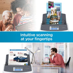 High-Speed Wireless & USB Document, Photo & Receipt Scanner with Large Touchscreen and Auto Document Feeder for Mac/PC - Ix1600