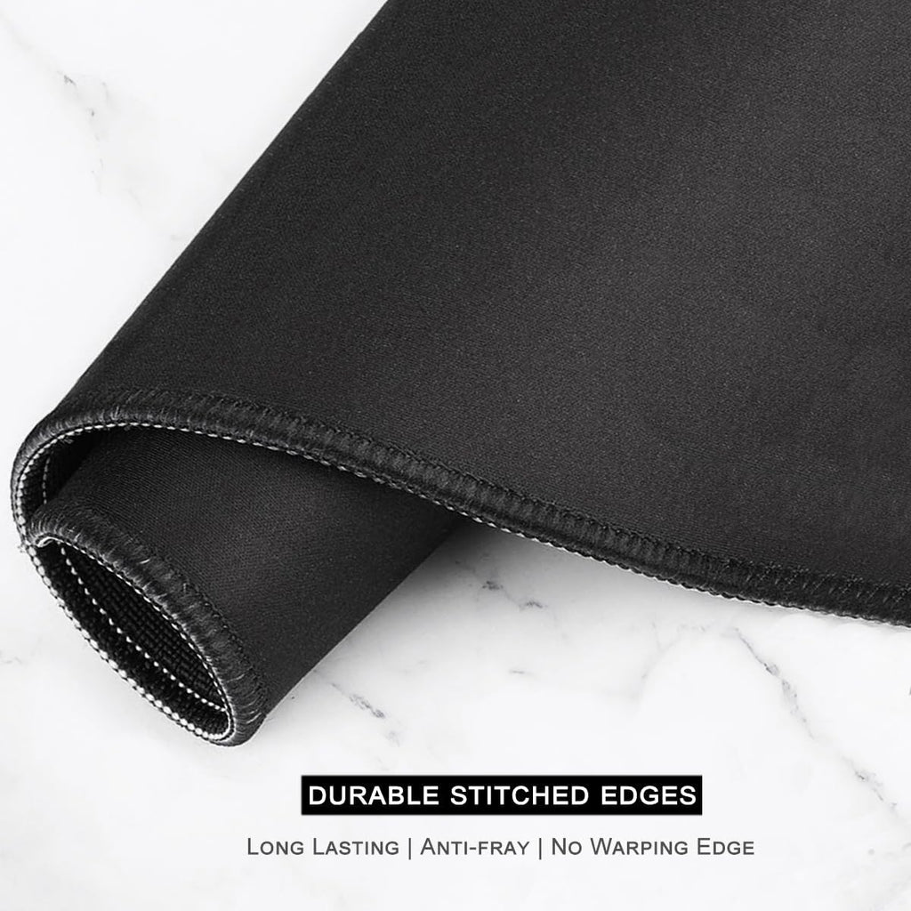 Desk Mat, Ultra Large Mouse Pad, XXL Gaming Mousepad, Green Tropical Leaves Deskpad, Big Extended Full Size Mouse Pad, Desktop Desk Matt for Keyboard, Laptop & Computer, 35.5 X 15.7 In