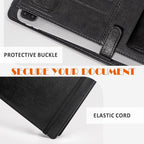 Leather Padfolio Business Portfolio Notebook Binder Office Organizer & Writing
