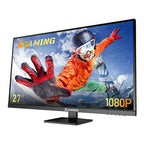 27-Inch FHD 1080P LCD Computer Monitor with Low Blue Light, Black