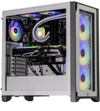 Argentux Custom Built Gaming Desktop PC White (Intel I7-10700F 8-Core, 16GB RAM, 512GB Pcie SSD + 1TB HDD (3.5), Radeon RX 6900 XT, Wifi, Bluetooth, 1Xusb 3.2, 1Xusb 3.0, 1Xhdmi, Win 10 Home)