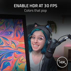 Kiyo Pro Webcam for Streaming, Gaming, Video Calls: Full HD 1080P 60FPS - Adaptive Light Sensor - HDR Enabled - Wide Angle Lens with Adjustable FOV - Works with OBS, Xsplit, Twitch, Zoom, Teams